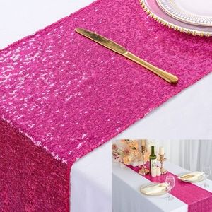 Sequin Table Runner, Pack of 2, Hot Pink